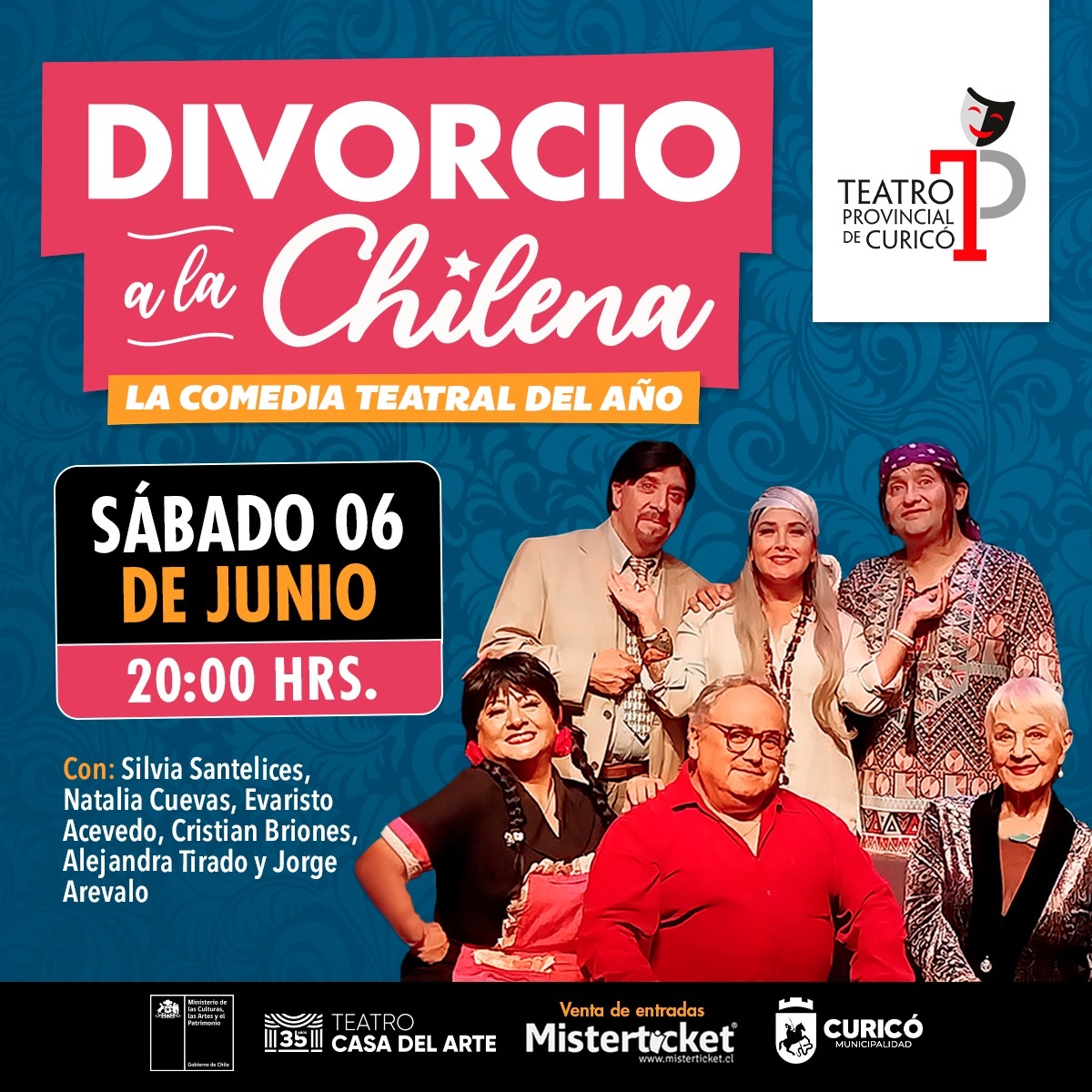 DIVORCIO A LA CHILENA-LA COMEDIA TEATRAL DEL AÑO